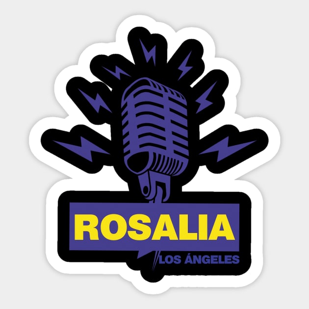 Rosalia Los Angeles Sticker by TapABCD